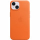 Coque APPLE iPhone 14 cuir Orange