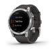 GARMIN Fenix 7 - Noire & Argent - Montre Connectée GPS & Course a Pied - Entraînements Personnalisés - Autonomie Longue Durée