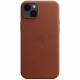 Coque APPLE iPhone 14 Plus cuir Umber