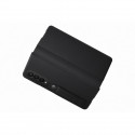 SAMSUNG Z Fold3 - Etui en cuir avec rabat - Noir