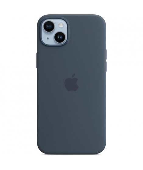Coque APPLE iPhone 14 Plus silicone Storm Blue