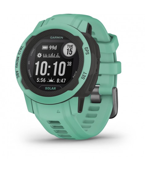 GARMIN - Montre connectée - Instinct 2S - Solar Vert d'eau