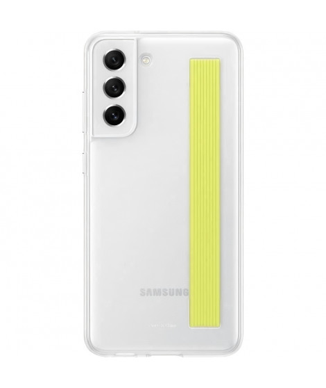 Coque transparente avec laniere G S21FE Blanc