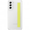 Coque transparente avec laniere G S21FE Blanc