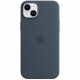 Coque APPLE iPhone 14 Plus silicone Storm Blue