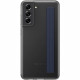 Coque transparente avec laniere G S21FE Gris foncé