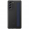 Coque transparente avec laniere G S21FE Gris foncé