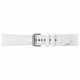 Bracelet Galaxy Watch4 / Watch5 Cuir 130mm Blanc