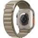 Apple Watch Ultra 2 GPS + Cellular- 49mm - Boîtier Titanium - Bracelet Olive Alpine Loop - Medium