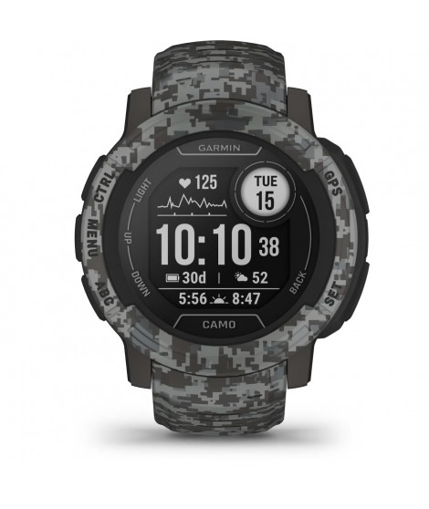 Montre connectée - GARMIN - Instinct 2 - Camo Edition - Graphite Camo