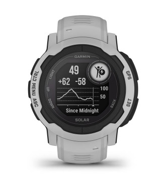 Montre connectée - GARMIN - Instinct 2 Solar - Mist Gray