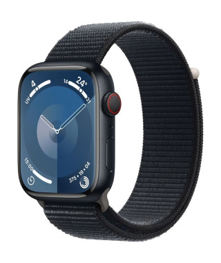 Apple Watch Series 9 GPS - 41mm - Boîtier Midnight Aluminium - Bracelet Midnight Sport Loop