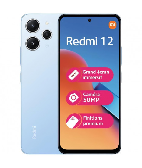 XIAOMI - REDMI 12 4 - 128Go - BLEU