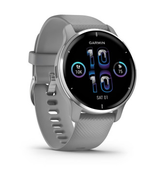 GARMIN - Montre de sport connectéeVenu 2 Plus - Gris Silver