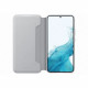 Etui Smart LED View pour Samsung Galaxy S22+ - Gris clair