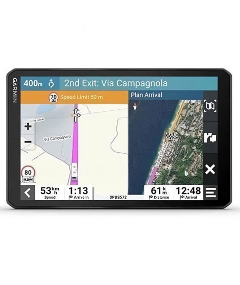 GPS GARMIN Camper 895 - Écran 8 - Itinéraires personnalisés - Alertes spécifiques