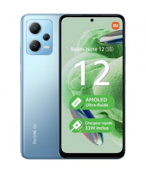 XIAOMI Redmi Note 12 128Go 5G Bleu