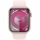 Apple Watch Series 9 GPS + Cellular - 45mm - Boîtier Pink Aluminium - Bracelet Light Pink Sport Band - S/M