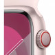 Apple Watch Series 9 GPS + Cellular - 45mm - Boîtier Pink Aluminium - Bracelet Light Pink Sport Band - S/M