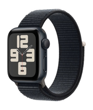 Apple Watch SE GPS - 40mm - Boîtier Midnight Aluminium - Bracelet Midnight Sport Loop