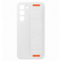 Coque Silicone SAMSUNG avec laniere S23+ Blanc