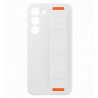Coque Silicone SAMSUNG avec laniere S23+ Blanc
