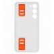 Coque Silicone SAMSUNG avec laniere S23+ Blanc