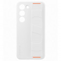 Coque Silicone SAMSUNG avec laniere S23 Blanc
