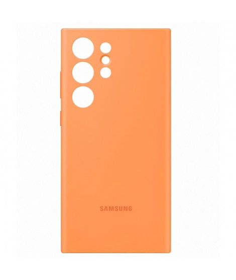 Coque Silicone SAMSUNG S23 Ultra Orange