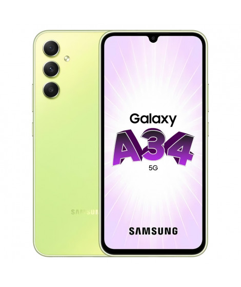 SAMSUNG Galaxy A34 5G Lime 128 Go