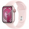 Apple Watch Series 9 GPS + Cellular - 41mm - Boîtier Pink Aluminium - Bracelet Light Pink Sport Band - M/L
