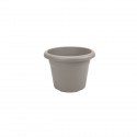 PLASTIKEN Pot a fleurs Ø 60 cm rond - Taupe