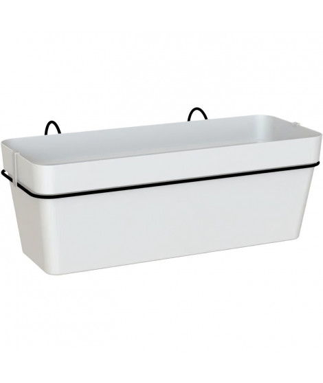 ARTEVASI - Kit balcon Jardiniere capri re 50cm v2 blanc 50,2 x 28,5 x h20 cm - 1,45l