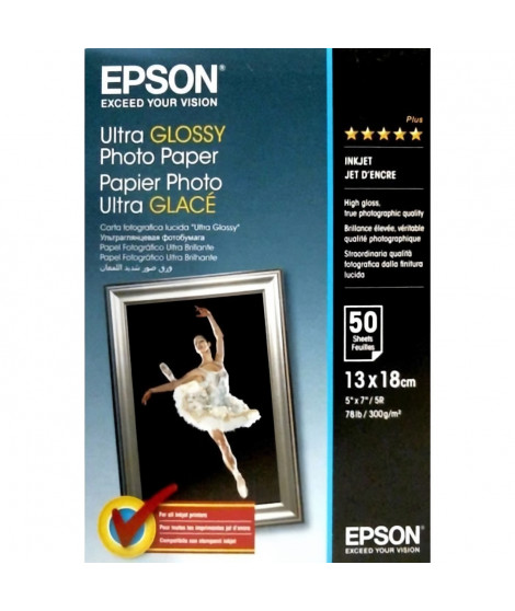 Epson C13S041944 50 feuilles 13x18 300g