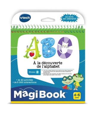 VTECH - Livre Interactif Magibook - ABC, a La Découverte De L'Alphabet