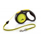 KERBL Laisse-corde Flexi GiantNeon M - Longueur : 5 m - Poids max : 20 kg - Pour chien