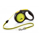 KERBL Laisse-corde Flexi GiantNeon M - Longueur : 5 m - Poids max : 20 kg - Pour chien