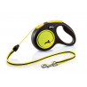 KERBL Laisse-corde Flexi GiantNeon M - Longueur : 5 m - Poids max : 20 kg - Pour chien