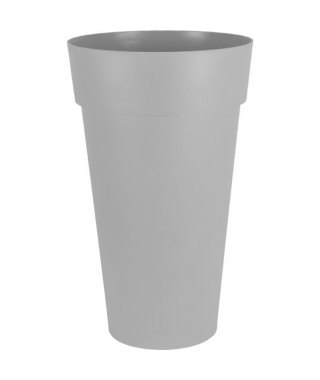 EDA Pot de Fleur Vase haut XXL TOSCANE ø 48 cm - volume 90 L - ø 48 x H 80 cm - Gris béton