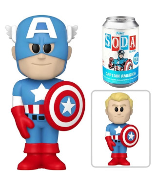 Funko Vinyl SODA: Marvel- Captain America Chase possible