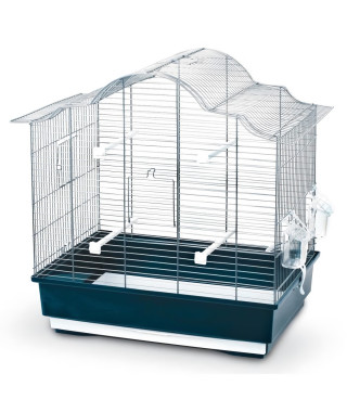 KERBL Cage a oiseaux Gabbia Sophia - 57x36x56cm - Bleu foncé