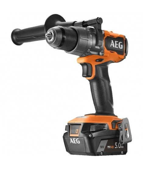 AEG - Perceuse percussion 18V BRUSHLESS - 110 Nm - 2 batteries 5Ah - BSB18C3BL-502C