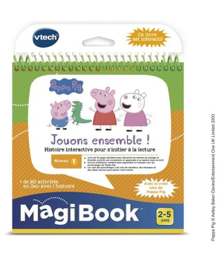 Livre Interactif Magibook - Peppa Pig - Niveau 1 - VTECH