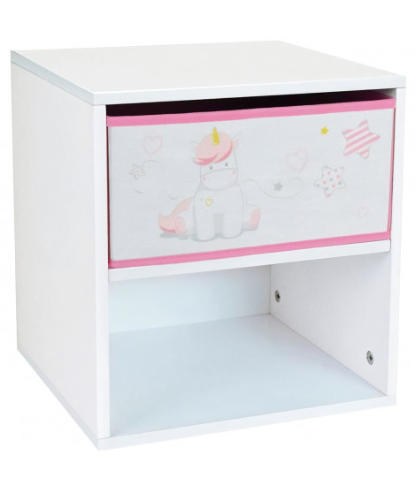 CIJEP Table de chevet enfant Licorne