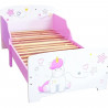 Fun House Licorne lit 140x70 cm avec lattes pour enfant