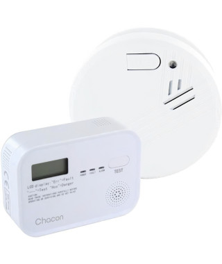 CHACON - Pack Détecteur de fumée + Co Alarm