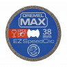 Disque Diamant Haute longévité EZ SpeedClic Dremel Max S545 - ø38mm materiaux durs