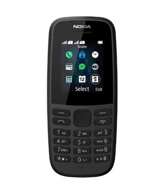 Téléphone mobile - Nokia - 105 TA1175 DS FR NOIR - Batterie longue durée - Design ergonomique