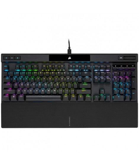 Clavier Gaming optique-mécanique - AZERTY - CORSAIR - K70 PRO OPX - Rétroéclairage LED RGB - Noir (CH-910941A-FR)