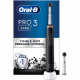 Brosse a dents électrique ORAL-B Pro 3 Pure clean - noir - 3 modes de brossage, sans fil et 1 brossette incluse